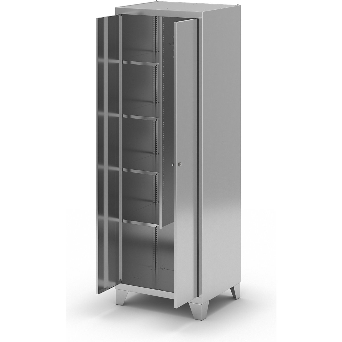Dulap pentru materiale de curățenie, din inox (Imagine produs 2)-1