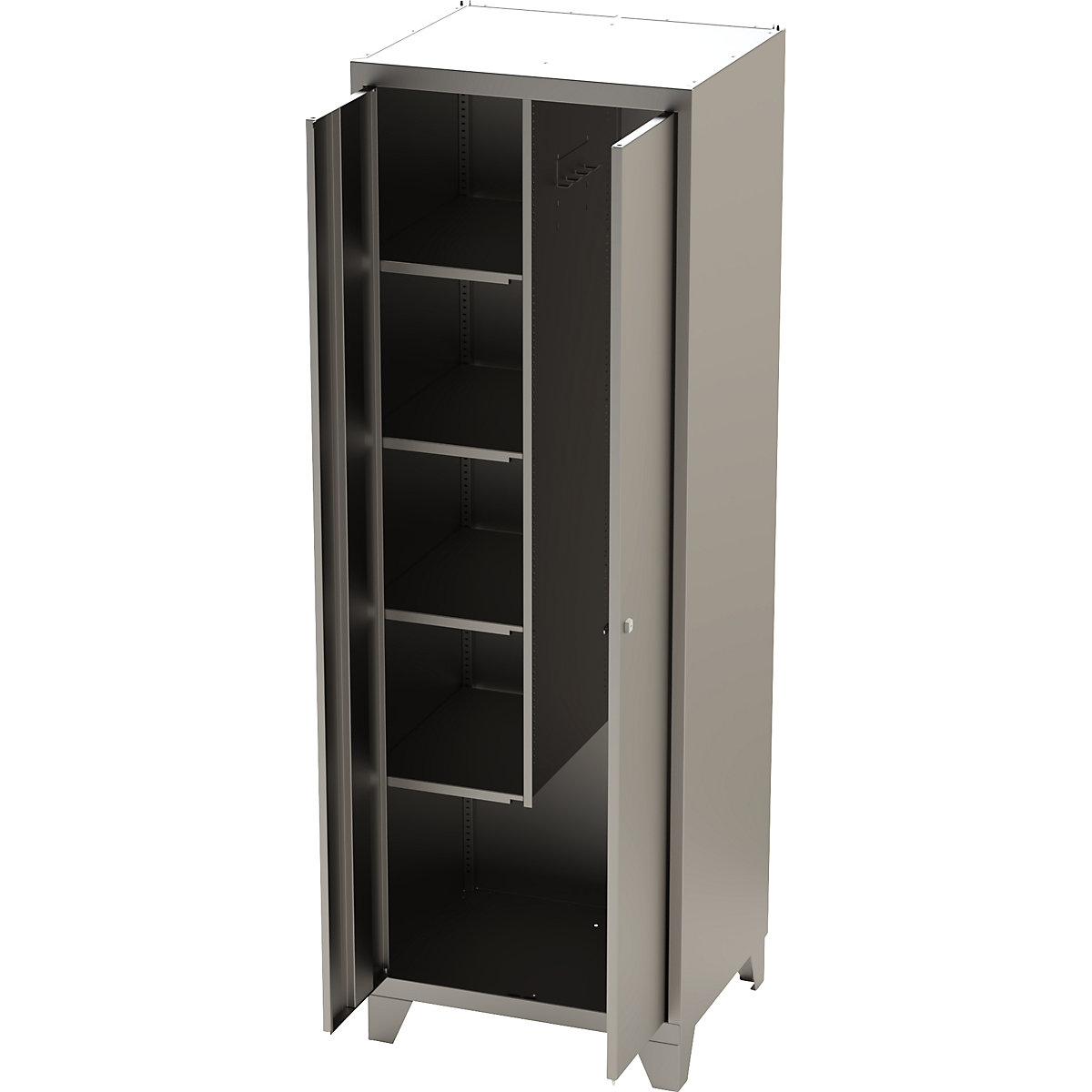 Dulap pentru materiale de curățenie, din inox (Imagine produs 3)-2