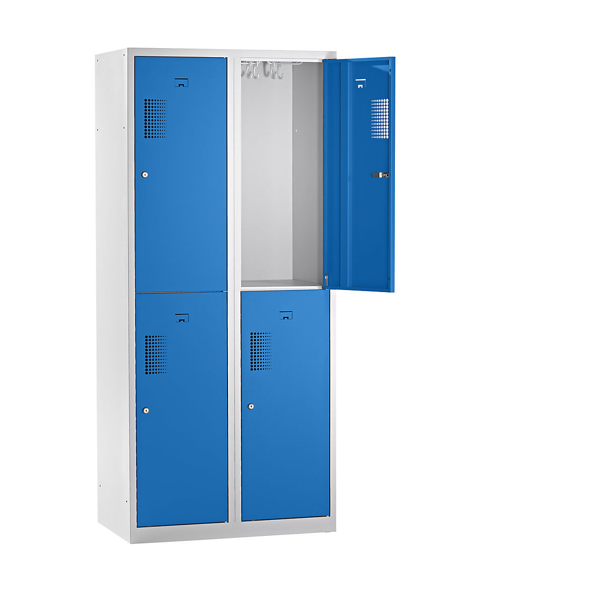 Vestiar cu două niveluri Amsterdam – eurokraft basic (Imagine produs 3)-2