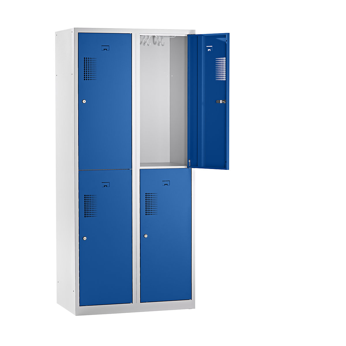Vestiar cu două niveluri Amsterdam – eurokraft basic (Imagine produs 3)-2