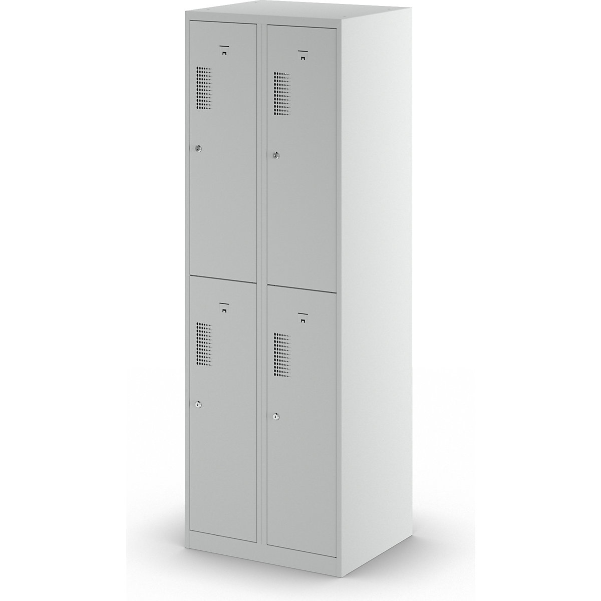 Vestiar cu două niveluri Amsterdam – eurokraft basic (Imagine produs 5)-4