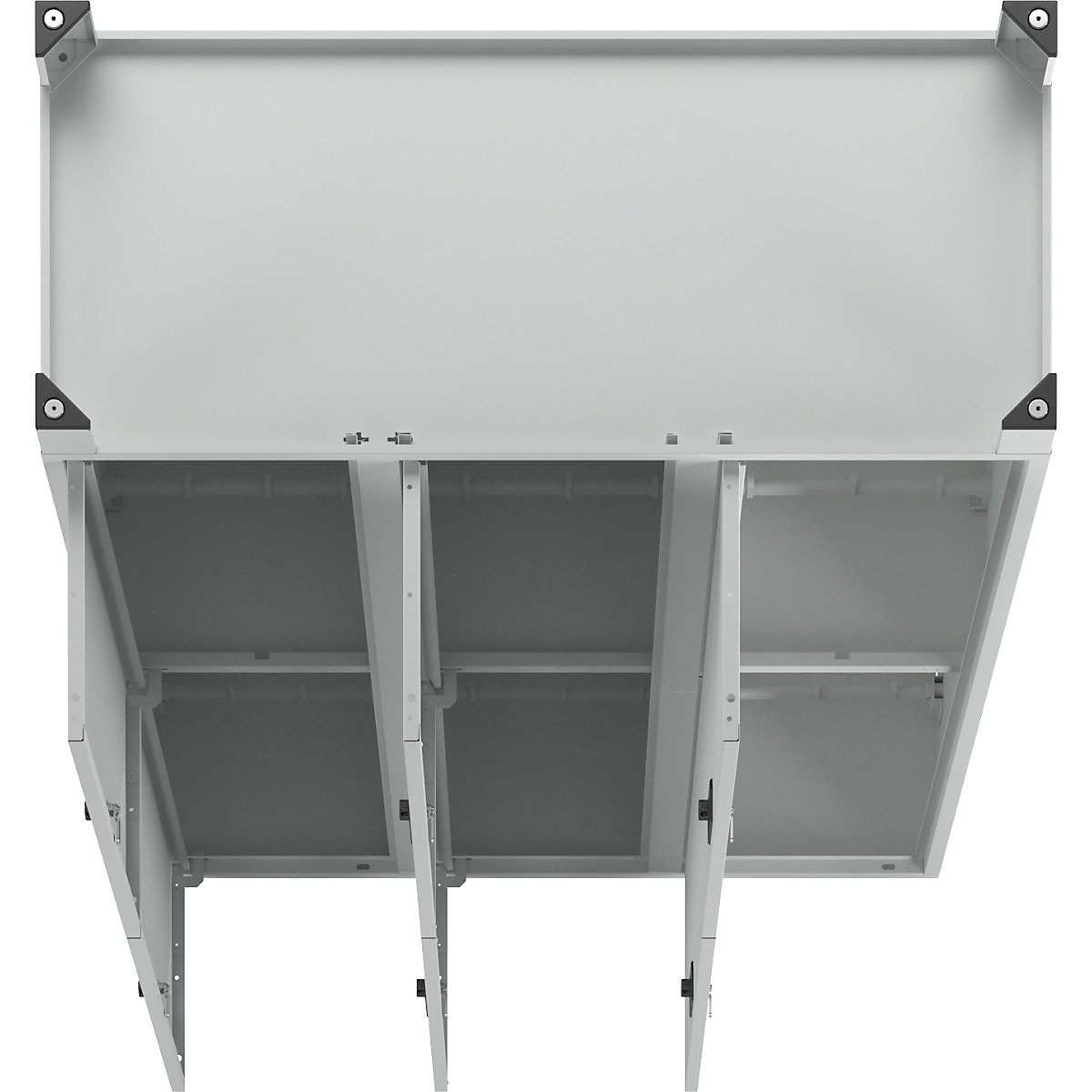 Vestiar cu două niveluri Bremen – eurokraft pro (Imagine produs 5)-4