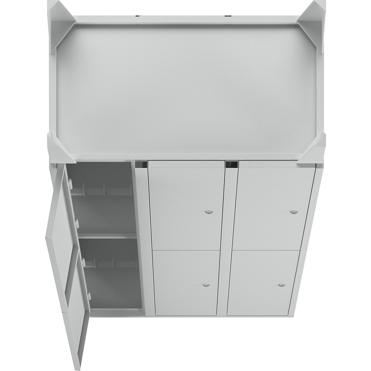 Vestiar cu două niveluri München – Wolf (Imagine produs 6)-5