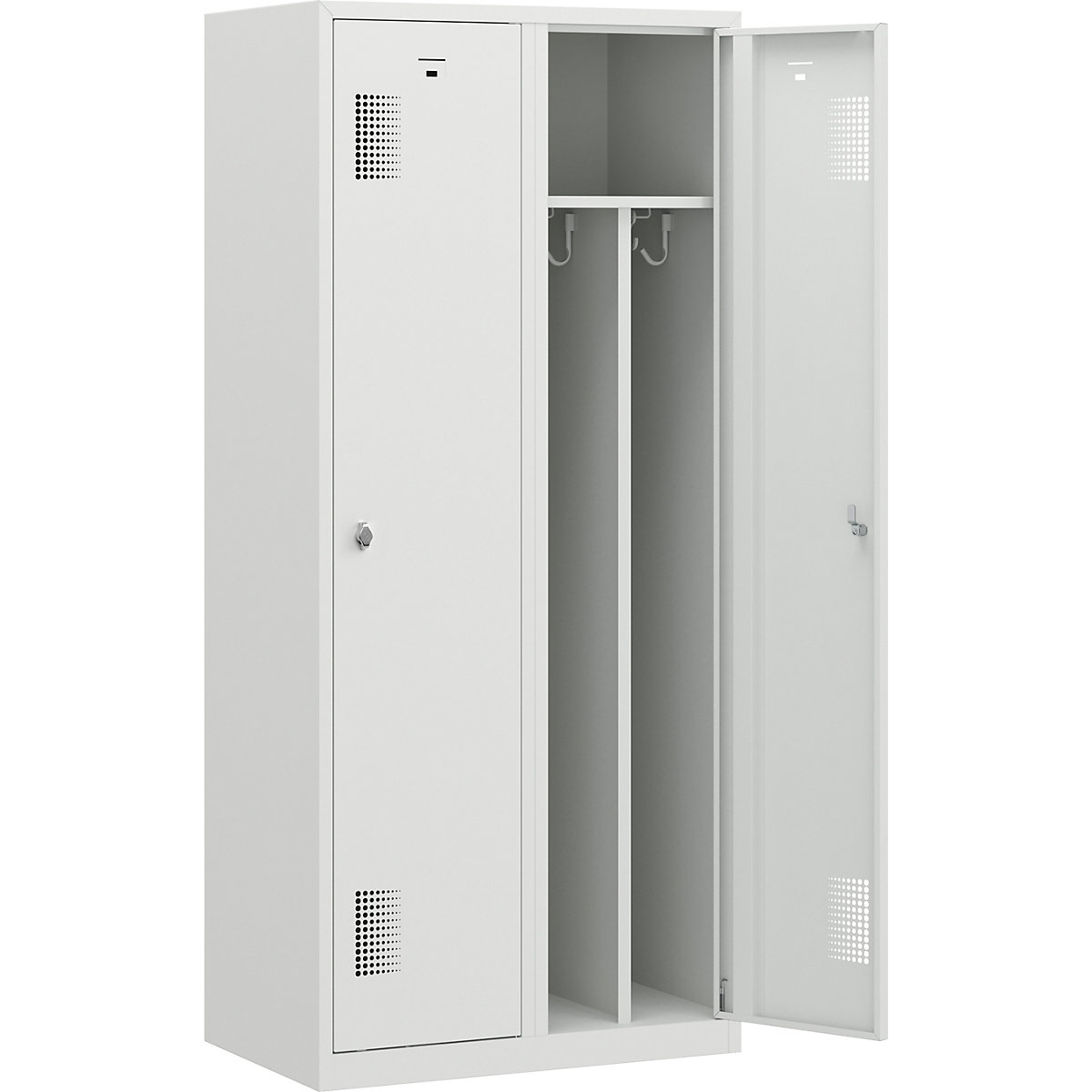 Vestiar pentru haine curate și murdare Amsterdam – eurokraft basic (Imagine produs 8)-7