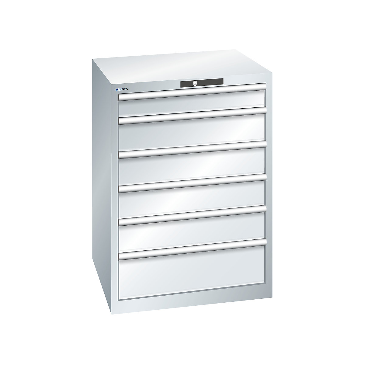 Dulap cu sertare, tablă de oțel – LISTA (Imagine produs 5)-4