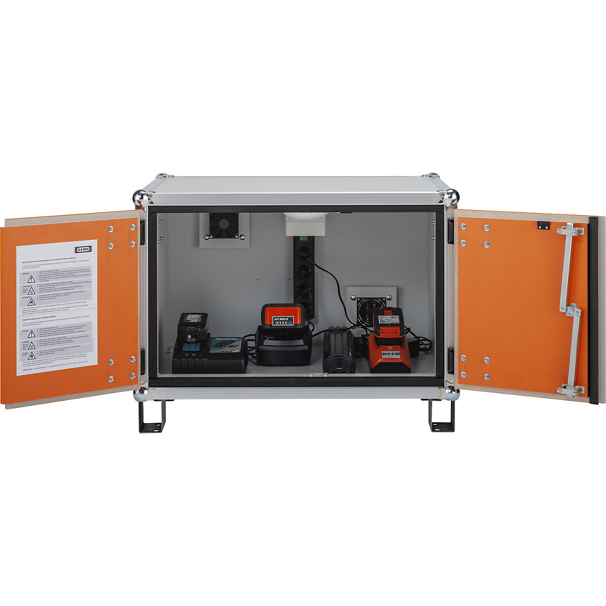 Dulap de siguranță pentru încărcarea acumulatorilor BASIC – CEMO (Imagine produs 3)-2