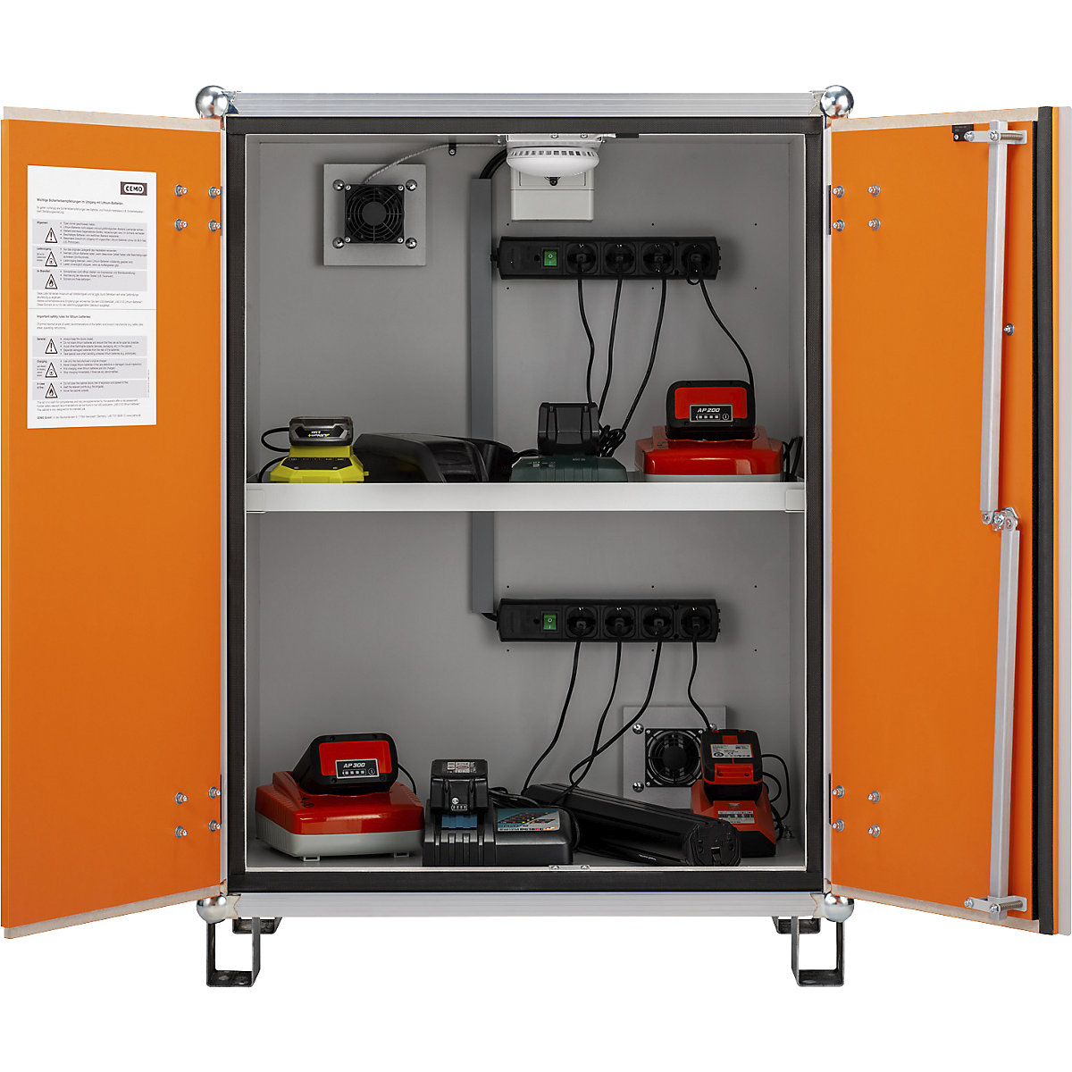Dulap de siguranță pentru încărcarea acumulatorilor BASIC – CEMO (Imagine produs 5)-4