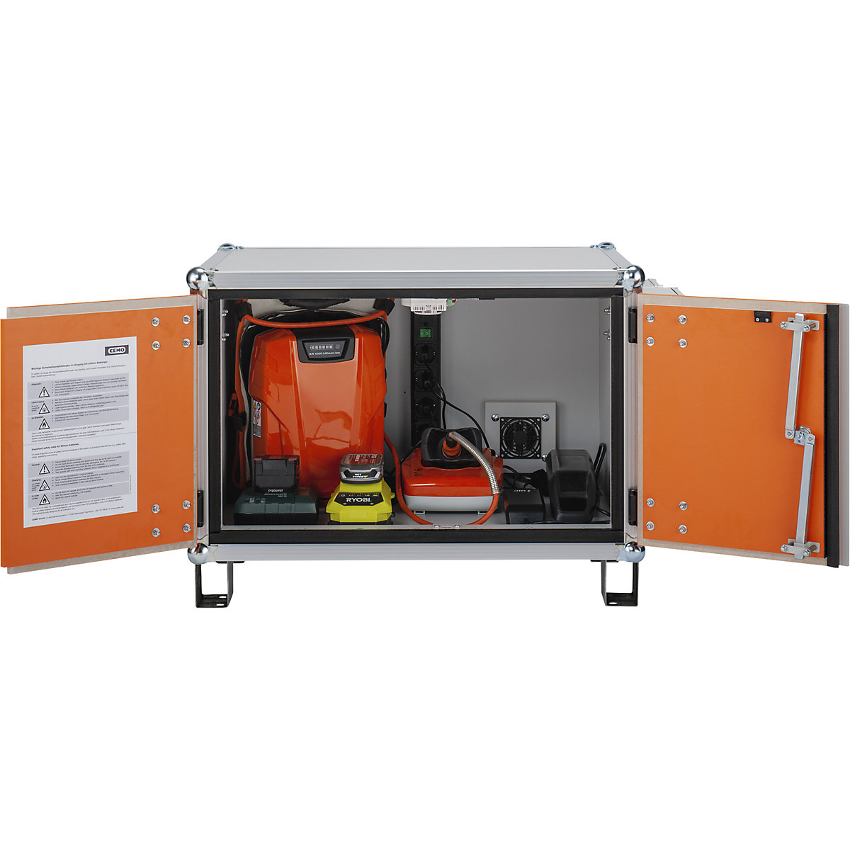 Dulap de siguranță pentru încărcarea acumulatorilor PREMIUM PLUS – CEMO (Imagine produs 6)-5