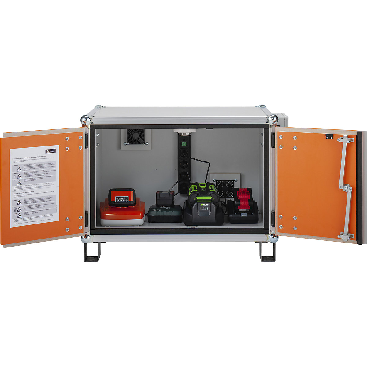 Dulap de siguranță pentru încărcarea acumulatorilor PREMIUM – CEMO (Imagine produs 6)-5