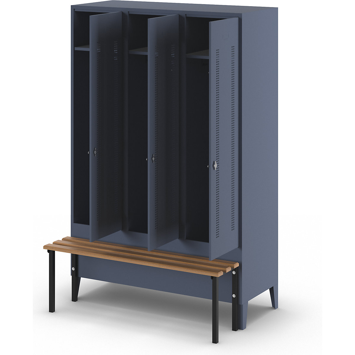 Vestiar Berlin 1 cu bancă – Wolf (Imagine produs 2)-1