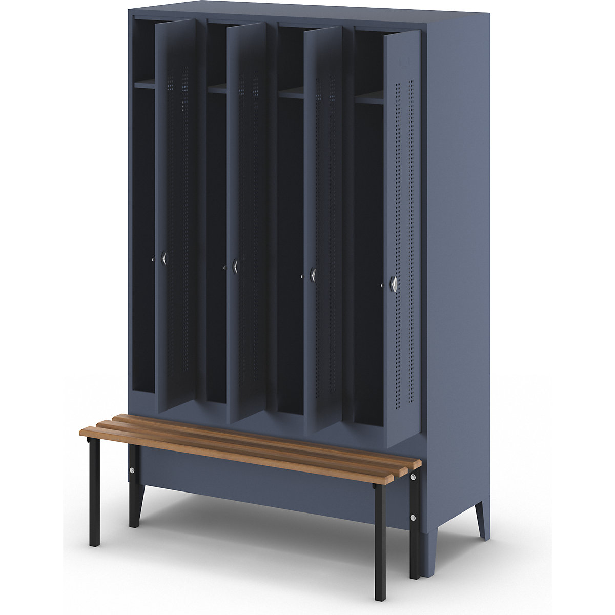 Vestiar Berlin 1 cu bancă – Wolf (Imagine produs 7)-6