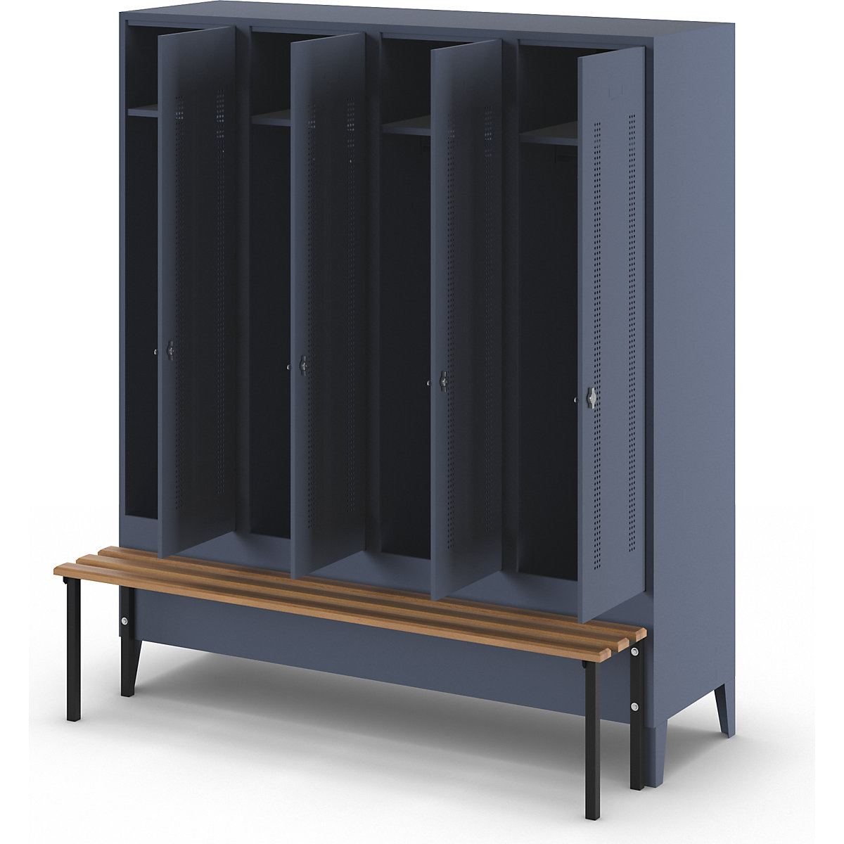 Vestiar Berlin 1 cu bancă – Wolf (Imagine produs 2)-1