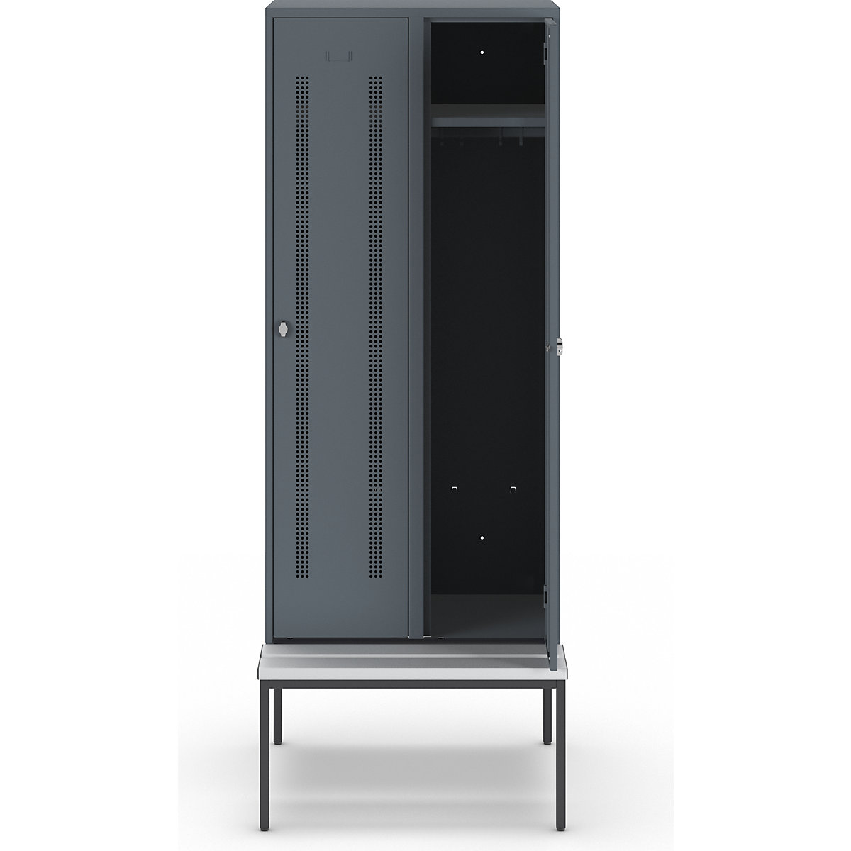 Vestiar Berlin 1 cu bancă – Wolf (Imagine produs 3)-2