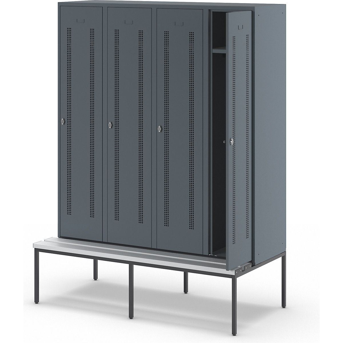 Vestiar Berlin 1 cu bancă – Wolf (Imagine produs 7)-6