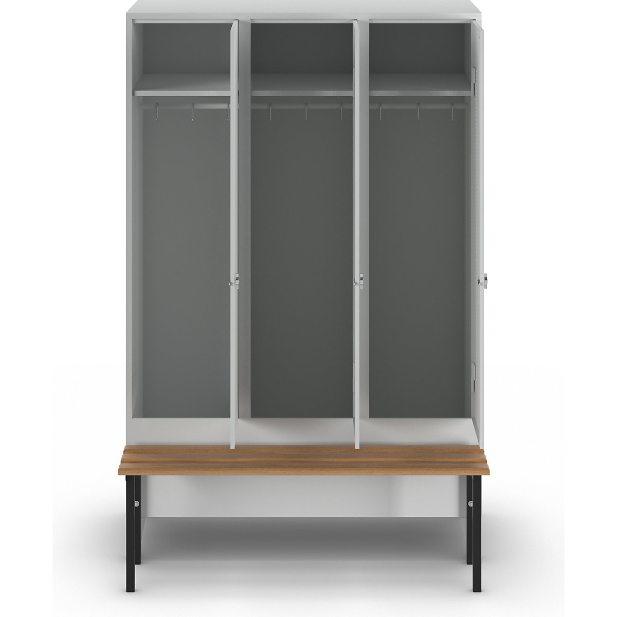 Vestiar Berlin 1 cu bancă – Wolf (Imagine produs 2)-1
