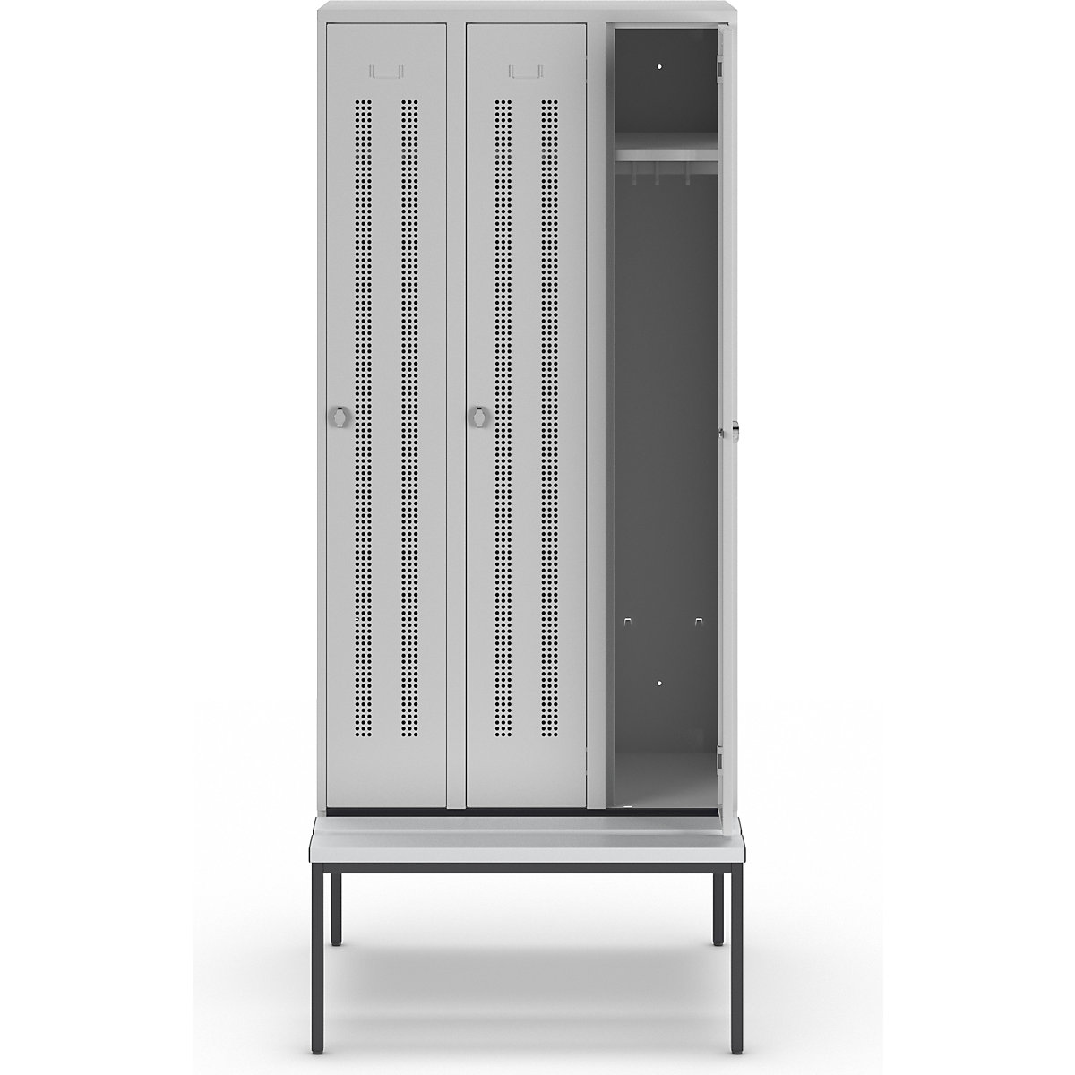 Vestiar Berlin 1 cu bancă – Wolf (Imagine produs 2)-1