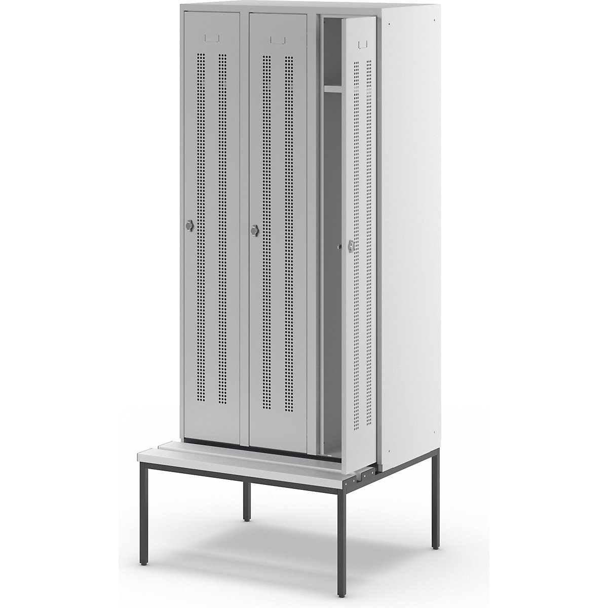 Vestiar Berlin 1 cu bancă – Wolf (Imagine produs 7)-6