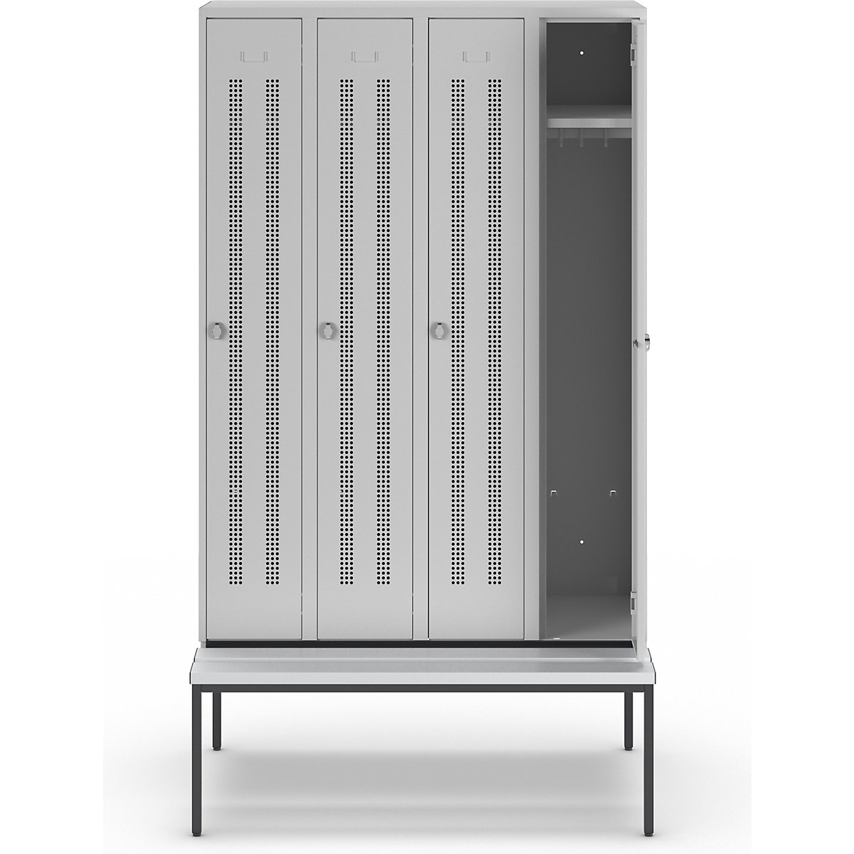 Vestiar Berlin 1 cu bancă – Wolf (Imagine produs 2)-1