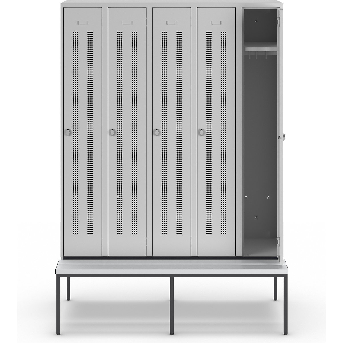 Vestiar Berlin 1 cu bancă – Wolf (Imagine produs 2)-1