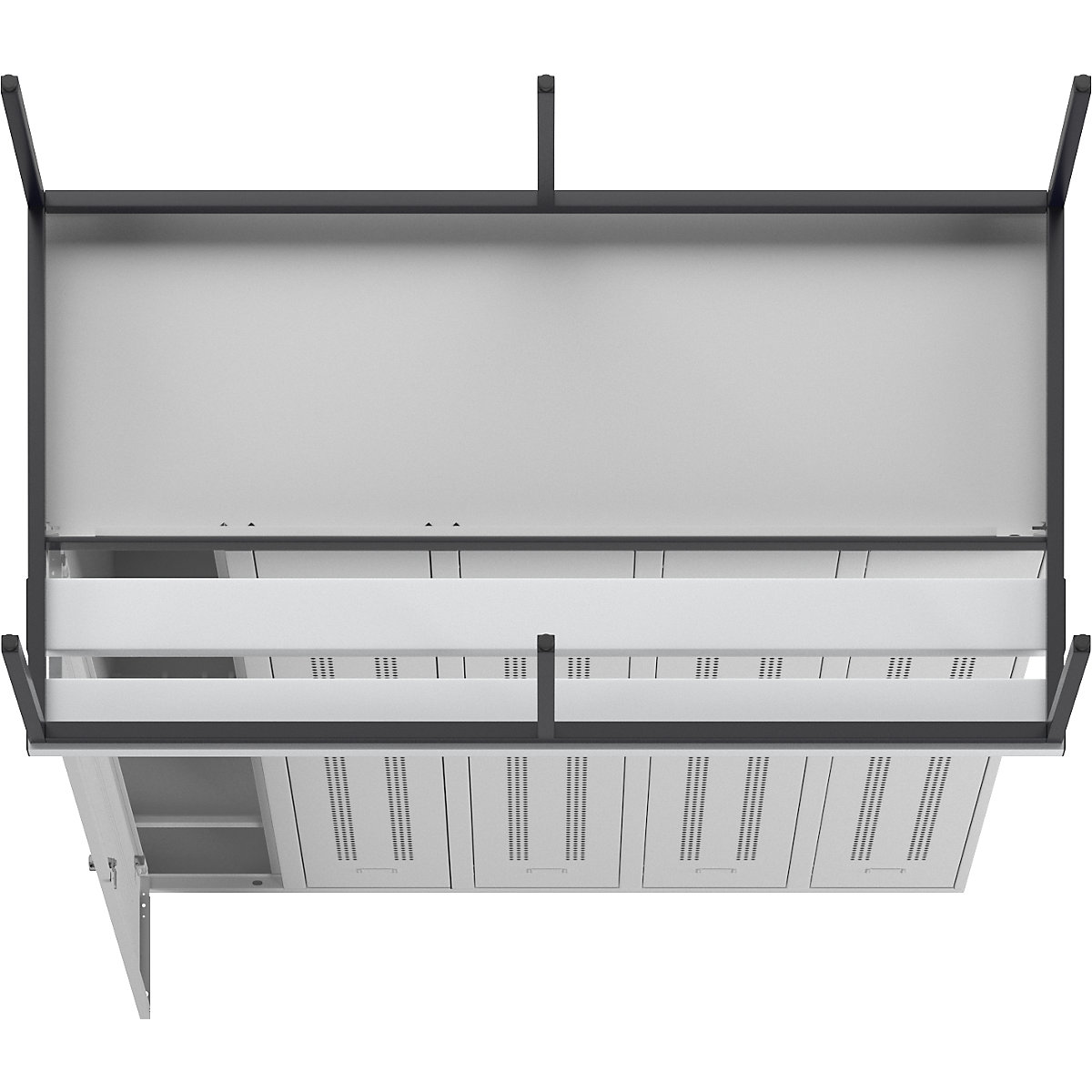 Vestiar Berlin 1 cu bancă – Wolf (Imagine produs 5)-4