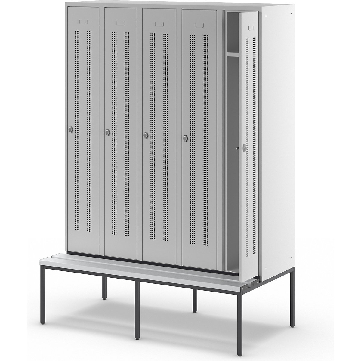Vestiar Berlin 1 cu bancă – Wolf (Imagine produs 7)-6