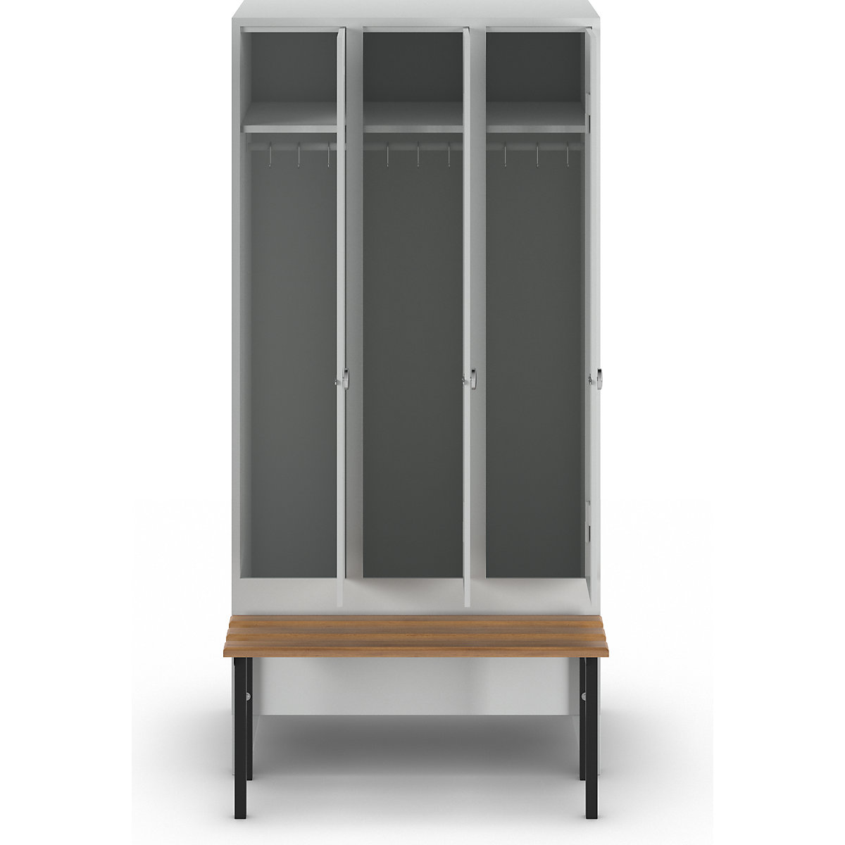 Vestiar Berlin 1 cu bancă – Wolf (Imagine produs 2)-1
