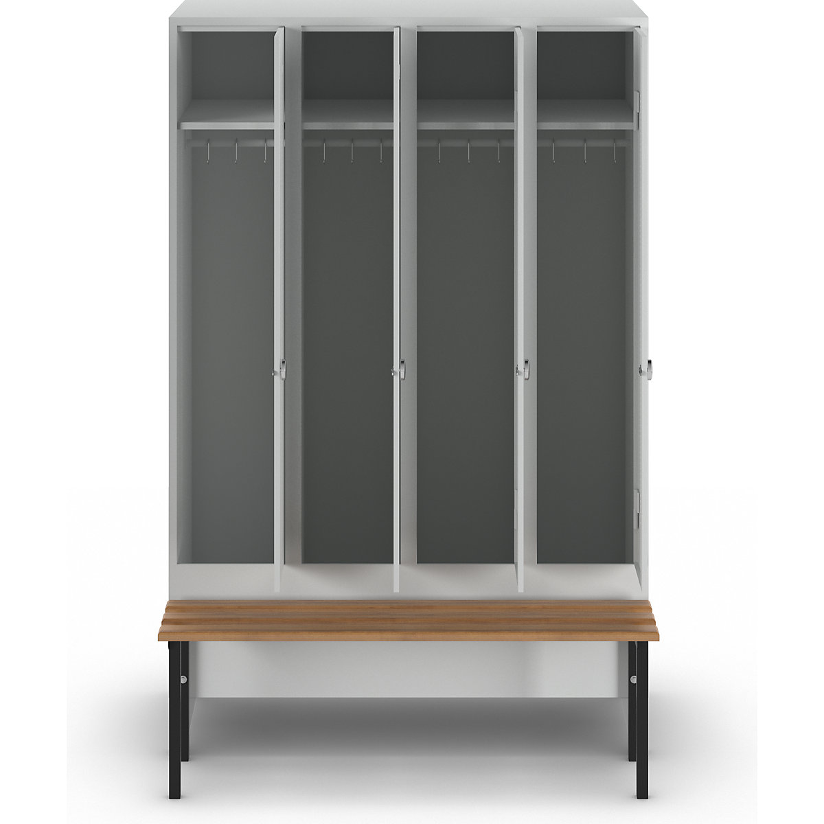 Vestiar Berlin 1 cu bancă – Wolf (Imagine produs 2)-1