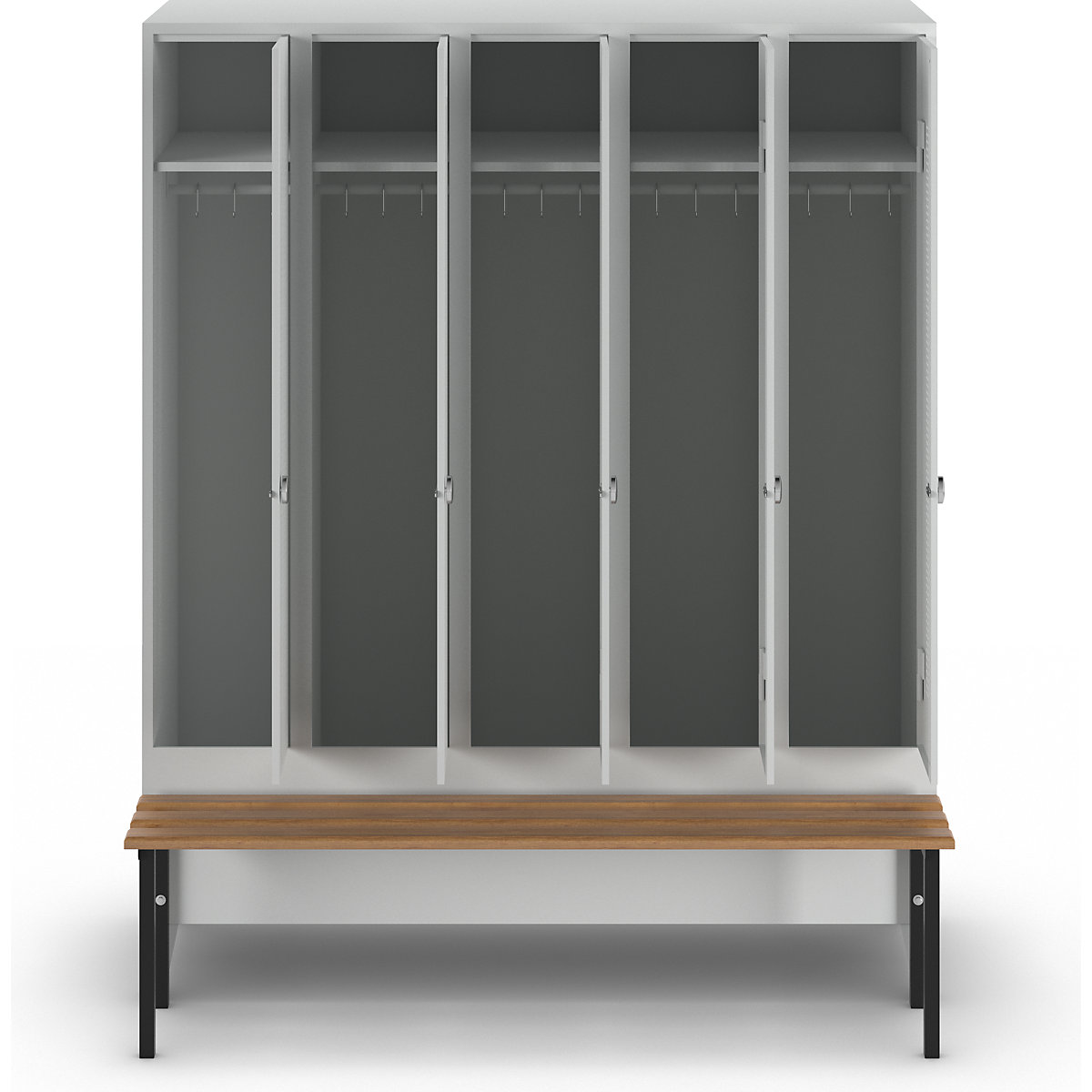 Vestiar Berlin 1 cu bancă – Wolf (Imagine produs 2)-1