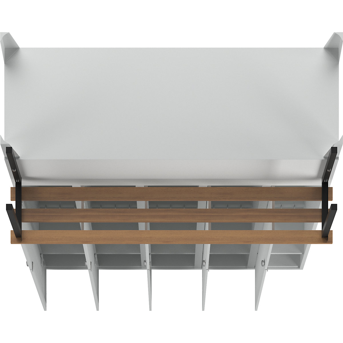 Vestiar Berlin 1 cu bancă – Wolf (Imagine produs 6)-5