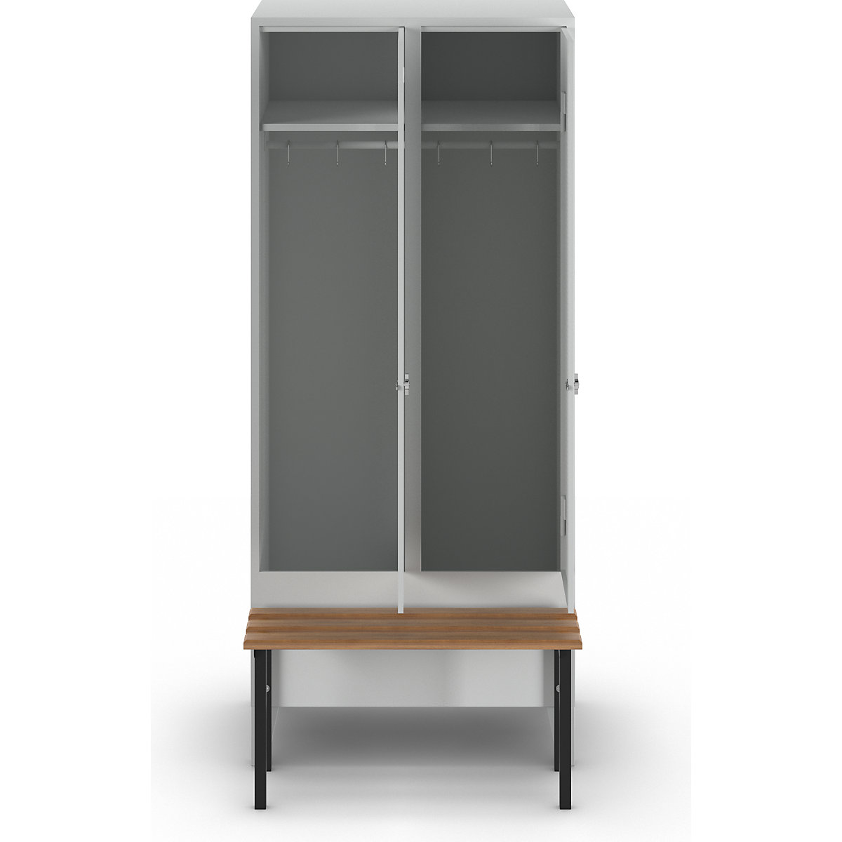 Vestiar Berlin 1 cu bancă – Wolf (Imagine produs 2)-1