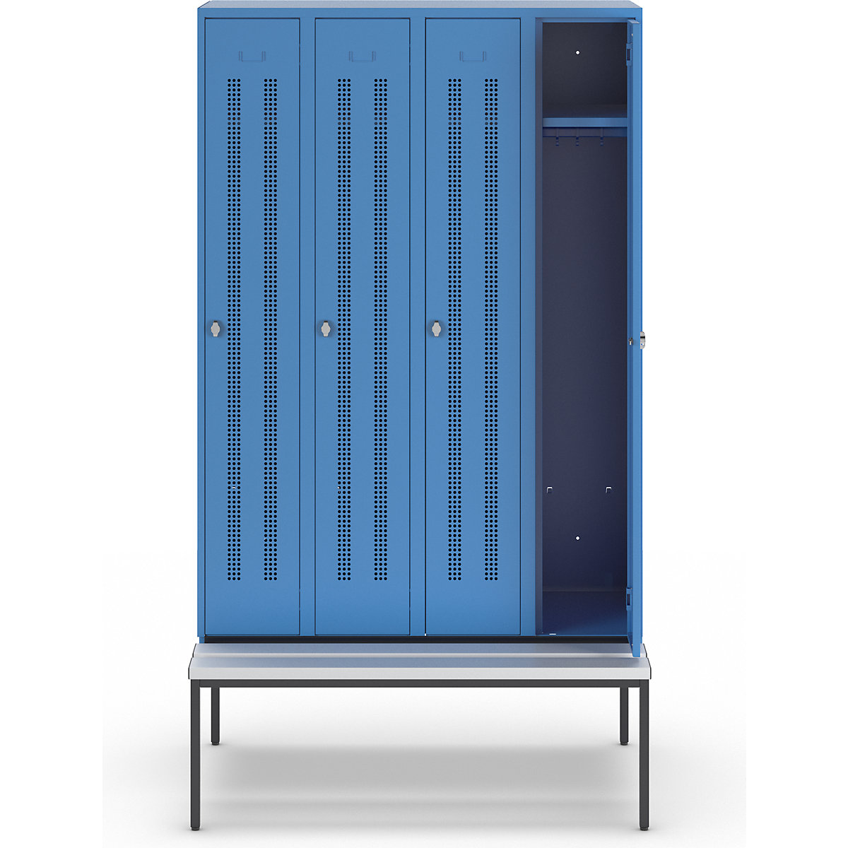 Vestiar Berlin 1 cu bancă – Wolf (Imagine produs 2)-1