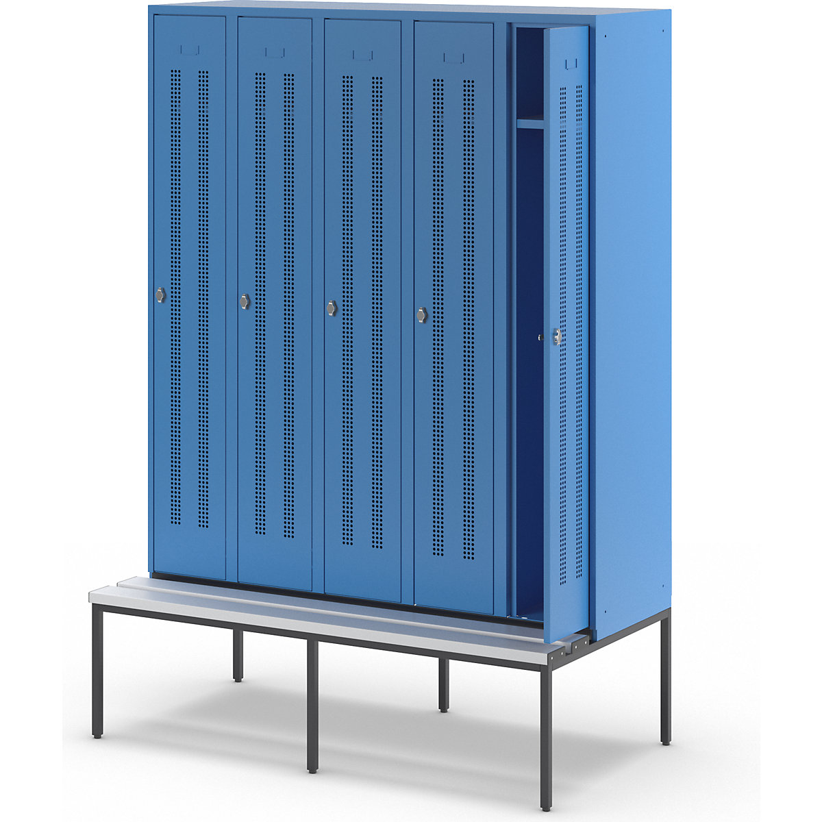 Vestiar Berlin 1 cu bancă – Wolf (Imagine produs 7)-6