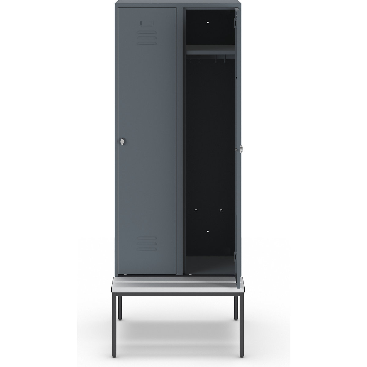 Vestiar Berlin 2 cu bancă – Wolf (Imagine produs 2)-1