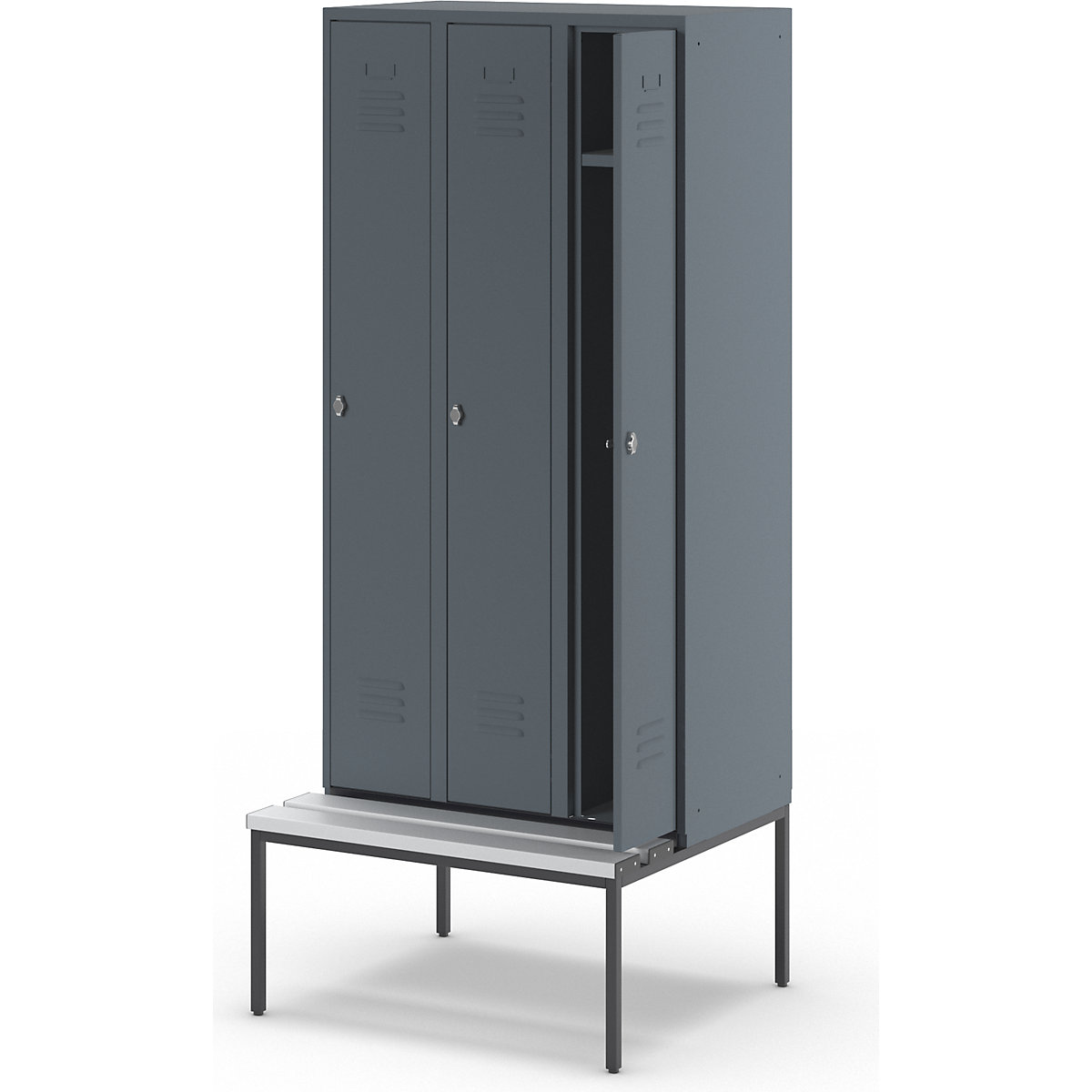 Vestiar Berlin 2 cu bancă – Wolf (Imagine produs 7)-6