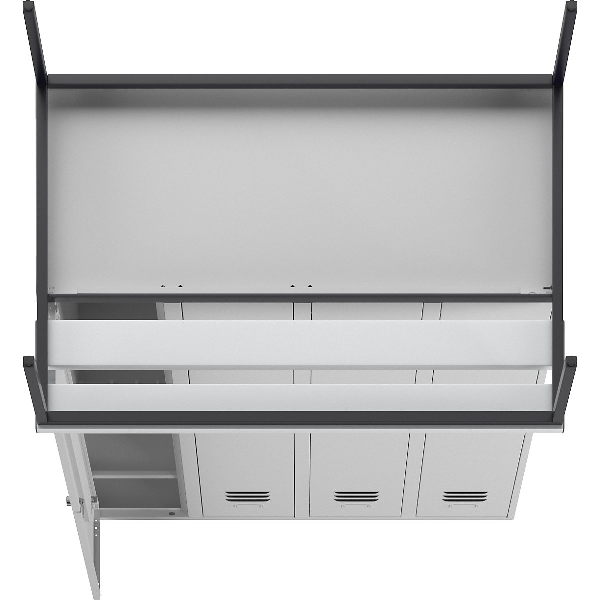 Vestiar Berlin 2 cu bancă – Wolf (Imagine produs 6)-5