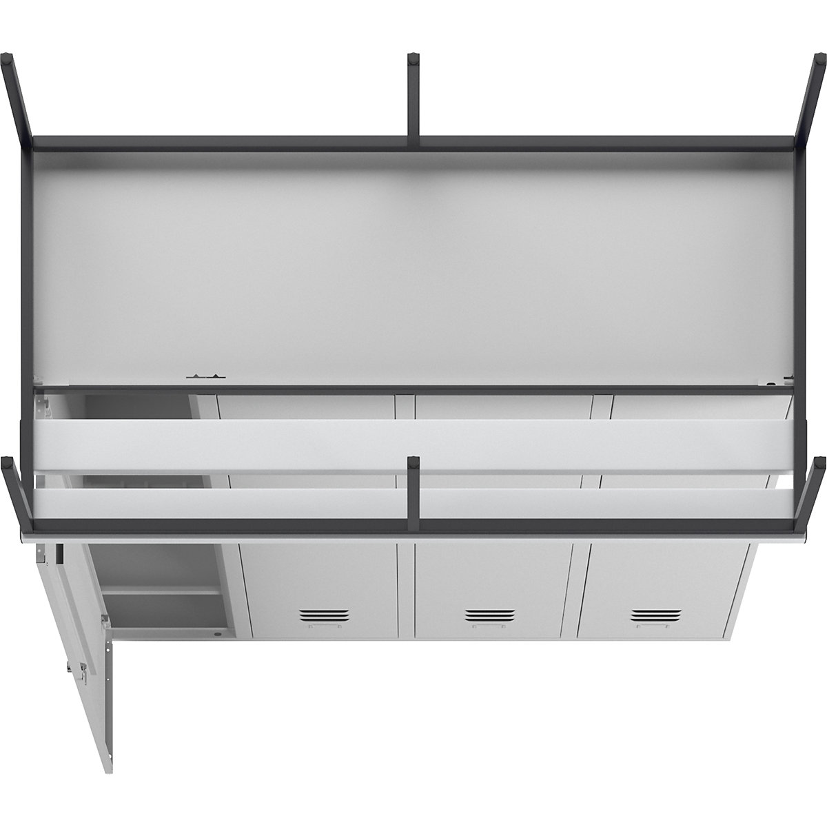 Vestiar Berlin 2 cu bancă – Wolf (Imagine produs 6)-5