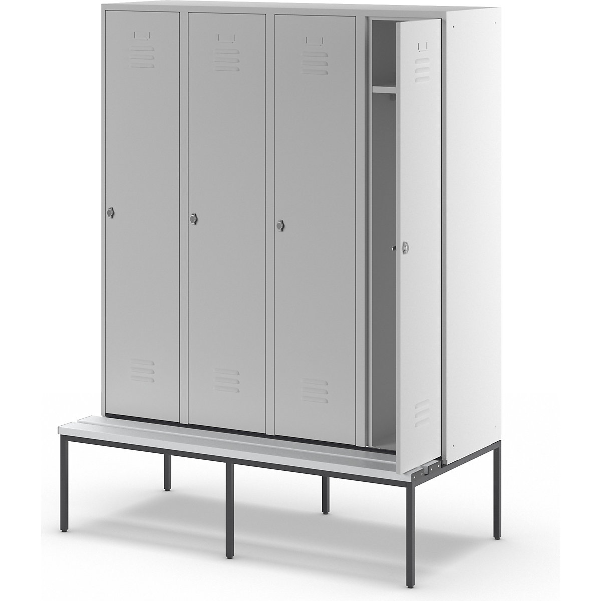 Vestiar Berlin 2 cu bancă – Wolf (Imagine produs 7)-6