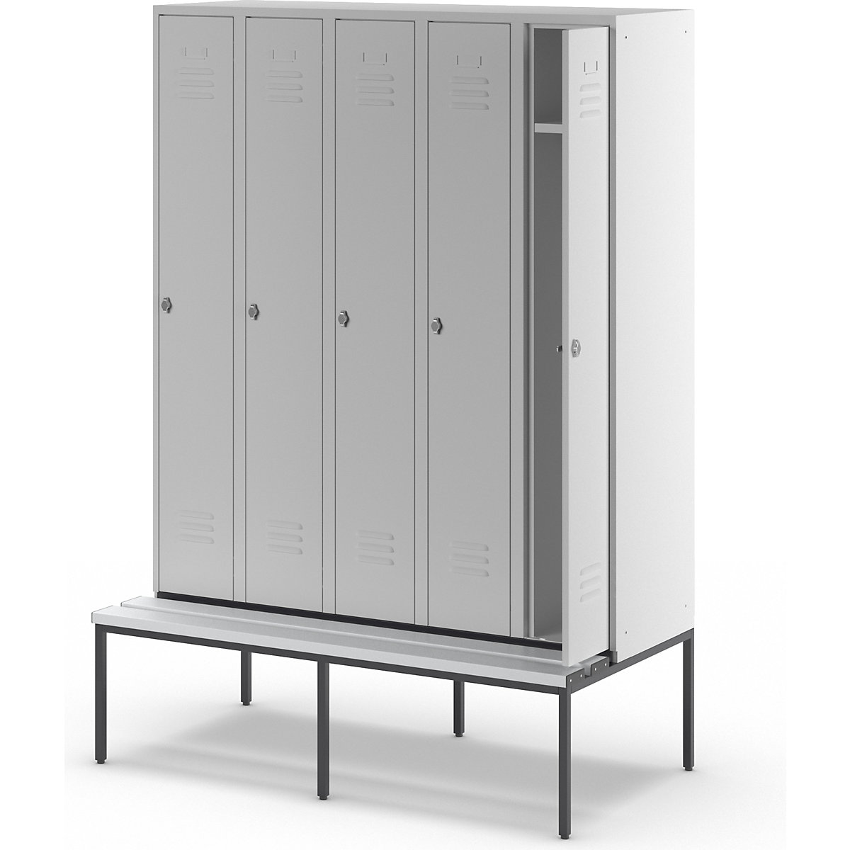 Vestiar Berlin 2 cu bancă – Wolf (Imagine produs 7)-6