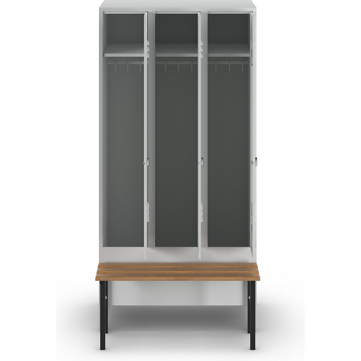 Vestiar Berlin 2 cu bancă – Wolf (Imagine produs 2)-1