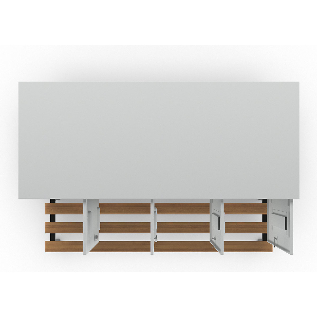 Vestiar Berlin 2 cu bancă – Wolf (Imagine produs 4)-3