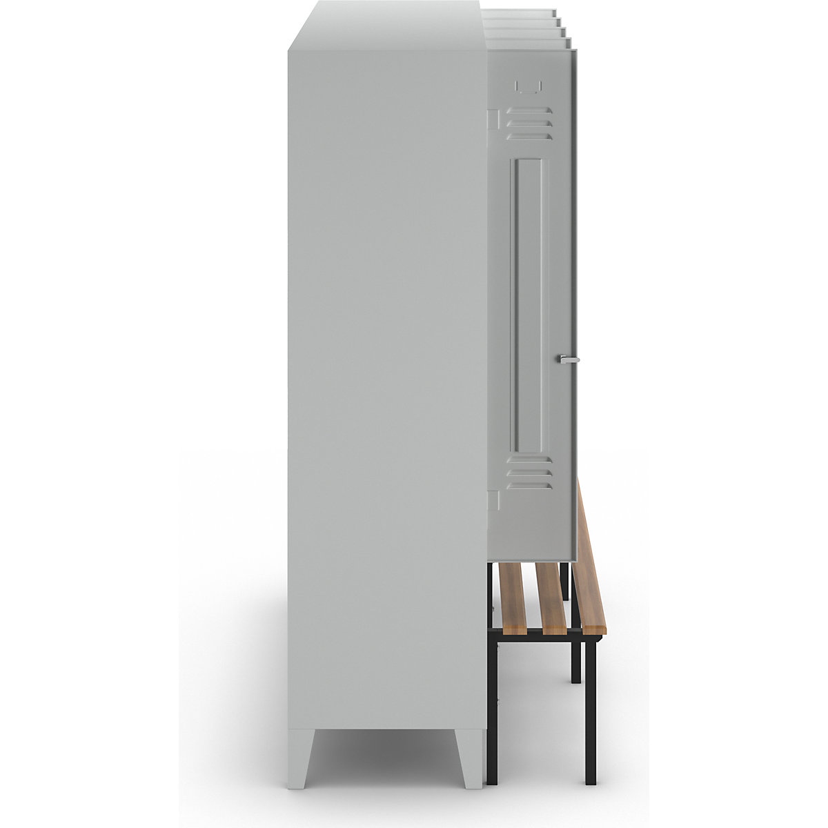Vestiar Berlin 2 cu bancă – Wolf (Imagine produs 3)-2