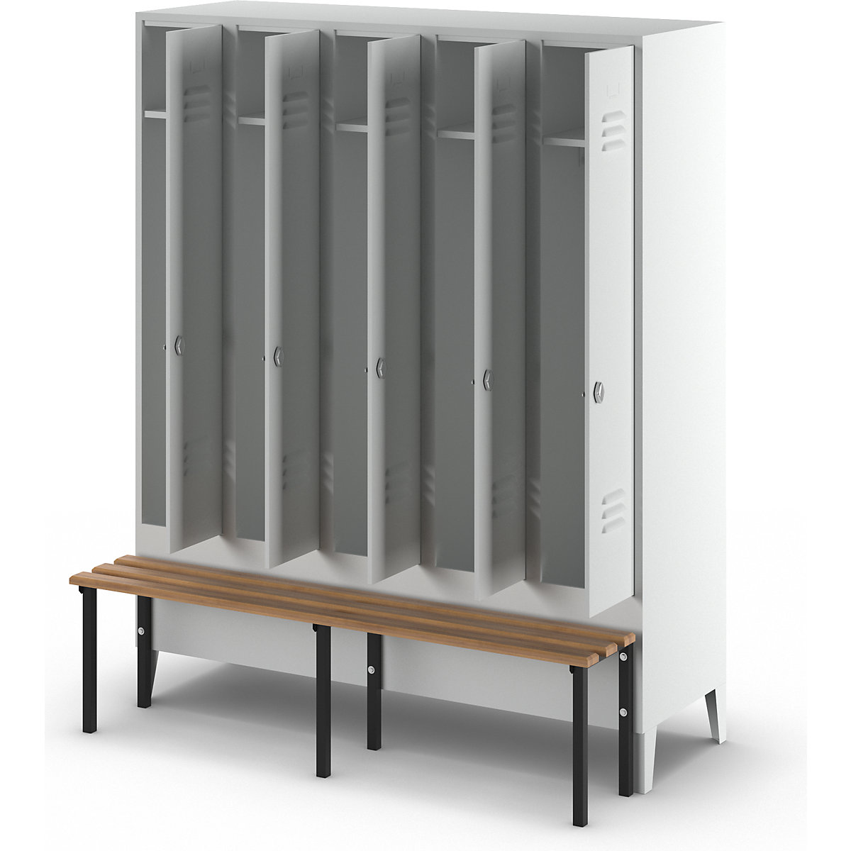 Vestiar Berlin 2 cu bancă – Wolf (Imagine produs 7)-6