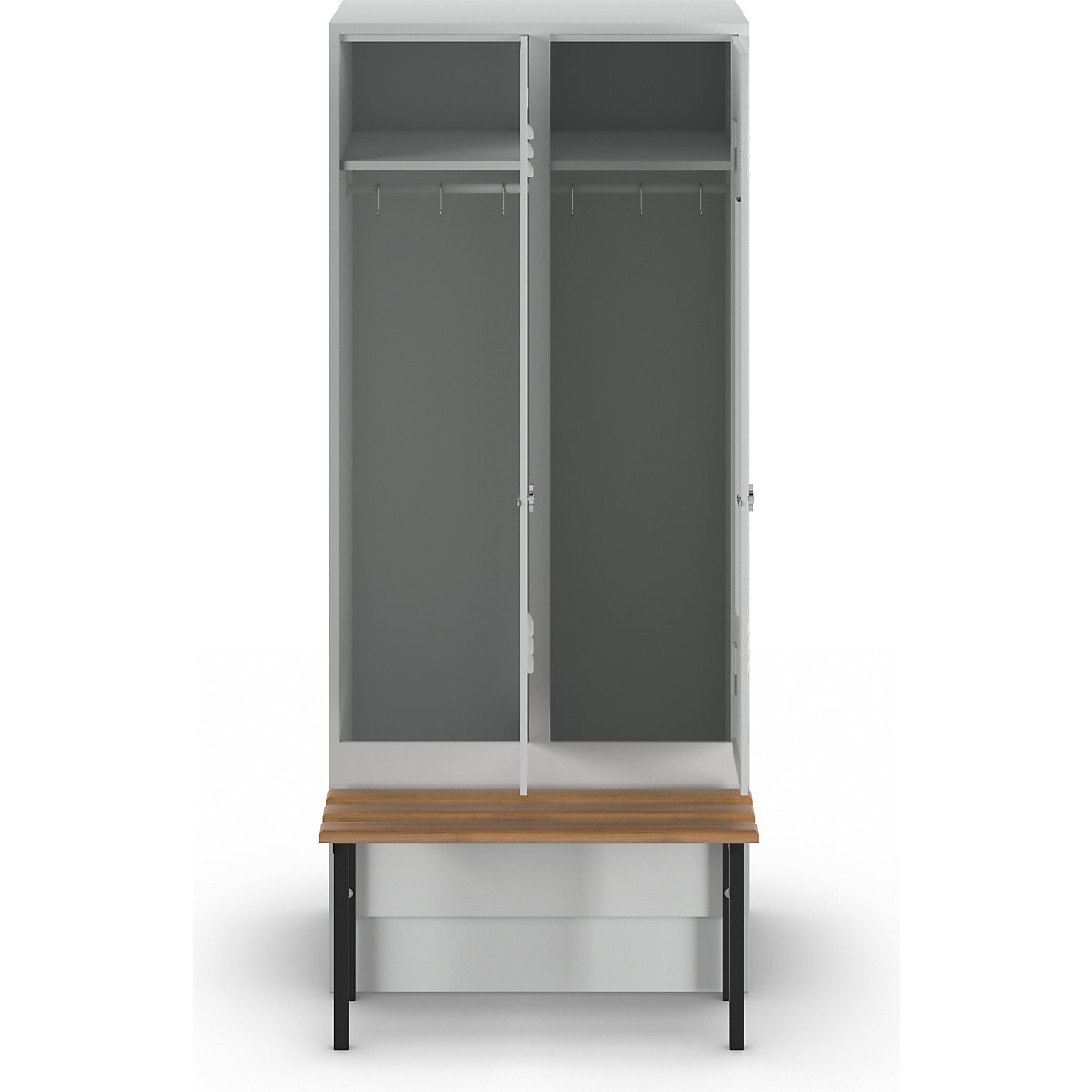 Vestiar Berlin 2 cu bancă – Wolf (Imagine produs 2)-1