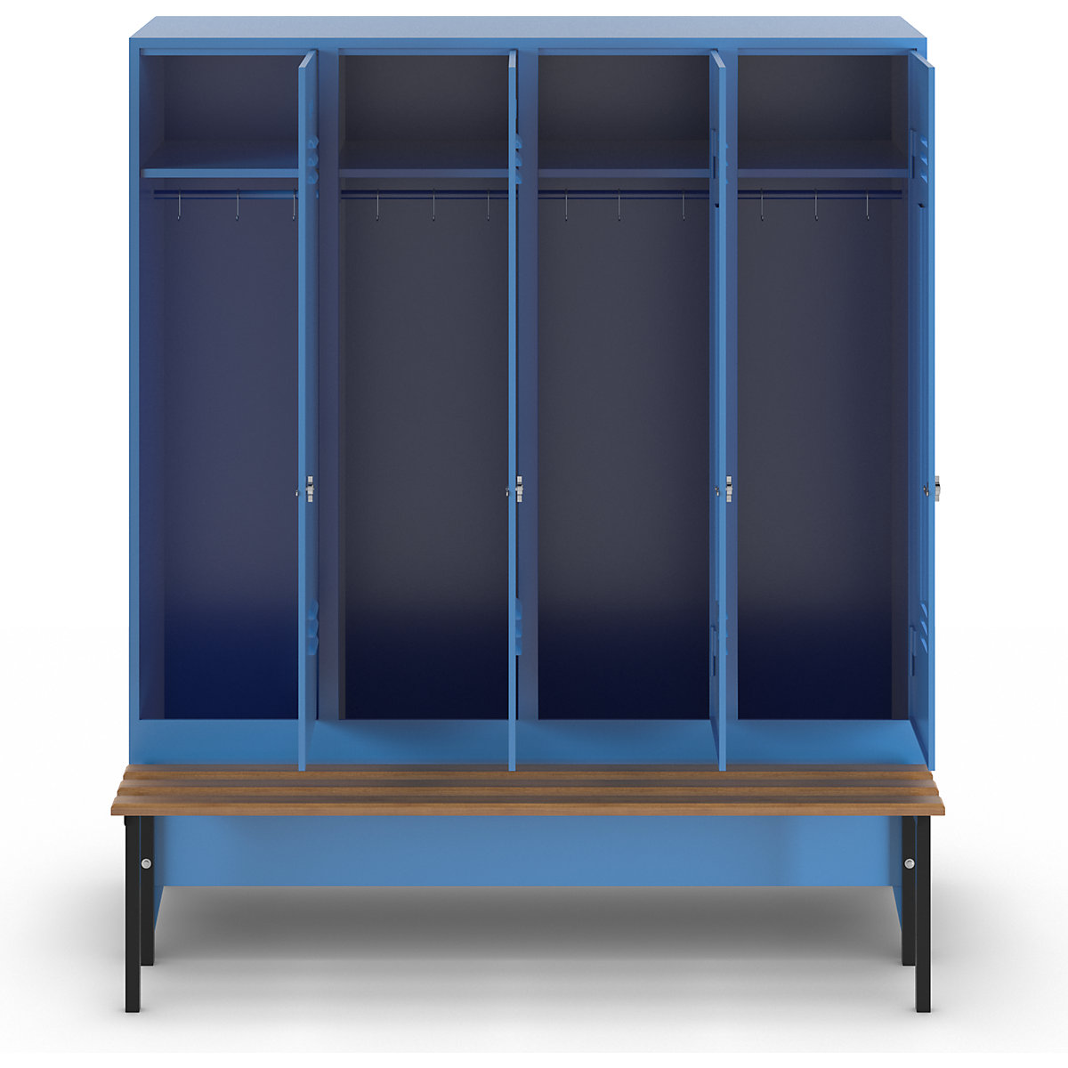Vestiar Berlin 2 cu bancă – Wolf (Imagine produs 2)-1