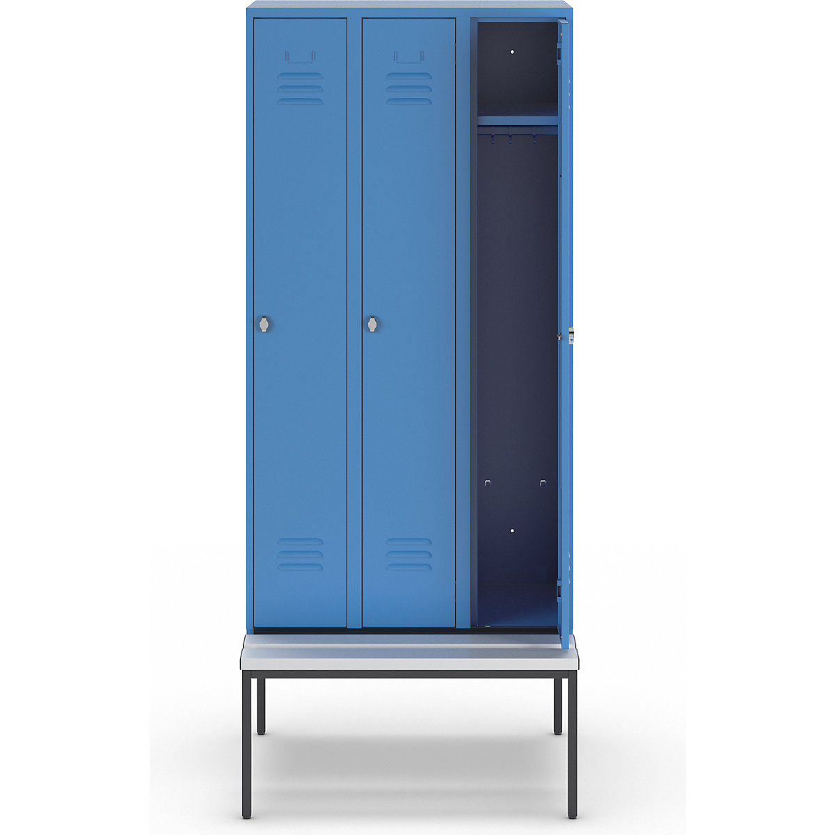 Vestiar Berlin 2 cu bancă – Wolf (Imagine produs 2)-1