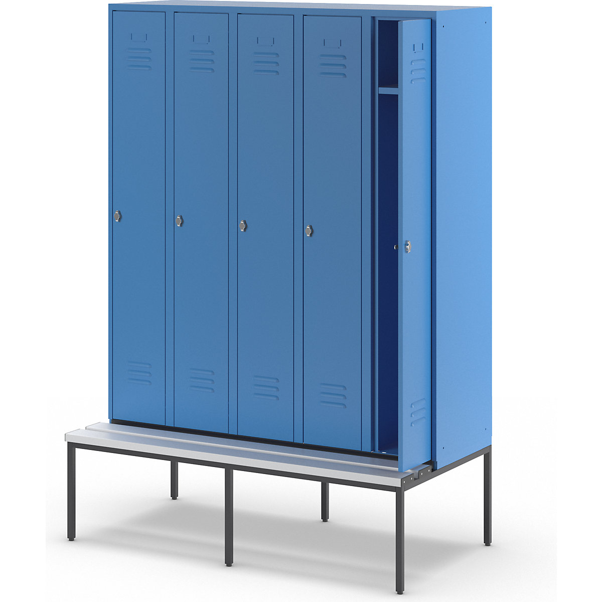 Vestiar Berlin 2 cu bancă – Wolf (Imagine produs 7)-6