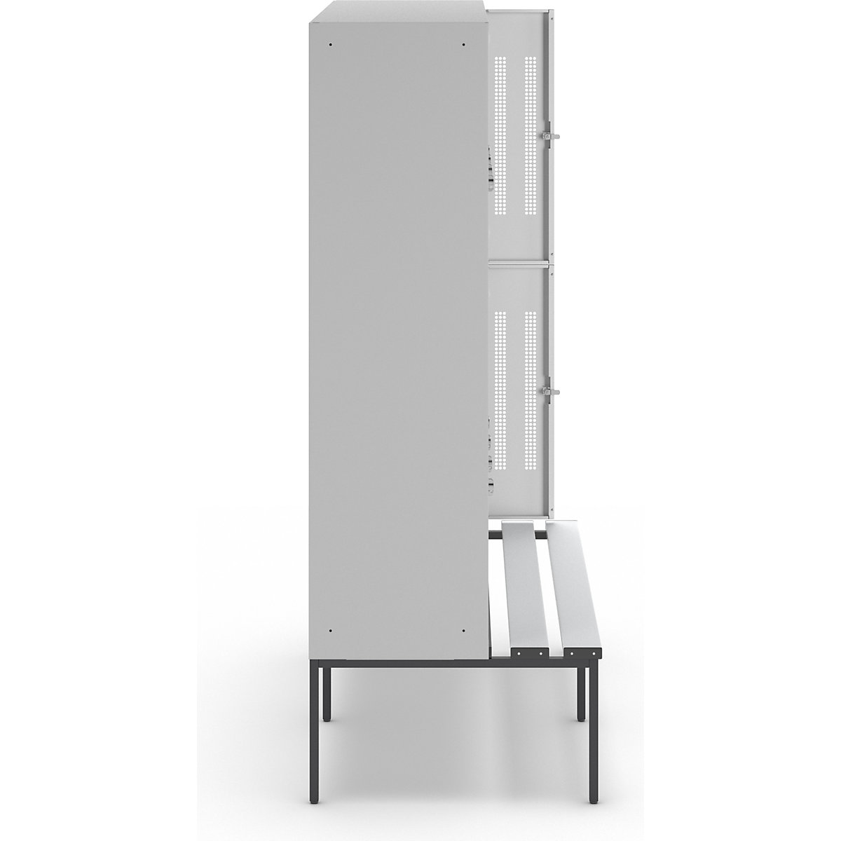 Vestiar cu două niveluri Berlin 1 cu bancă – Wolf (Imagine produs 3)-2