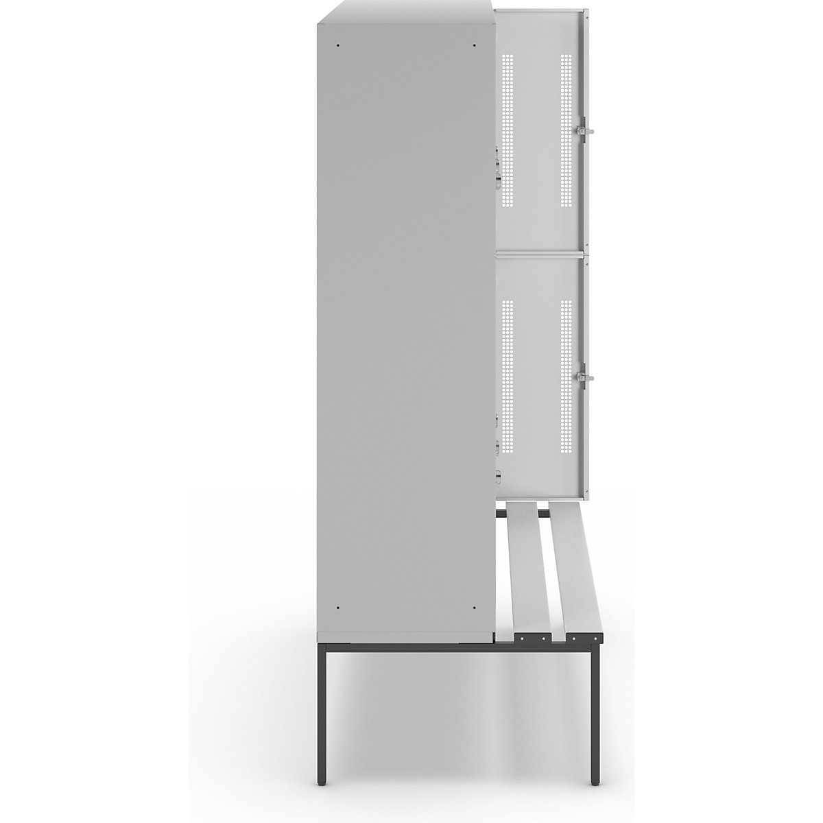 Vestiar cu două niveluri Berlin 1 cu bancă – Wolf (Imagine produs 3)-2
