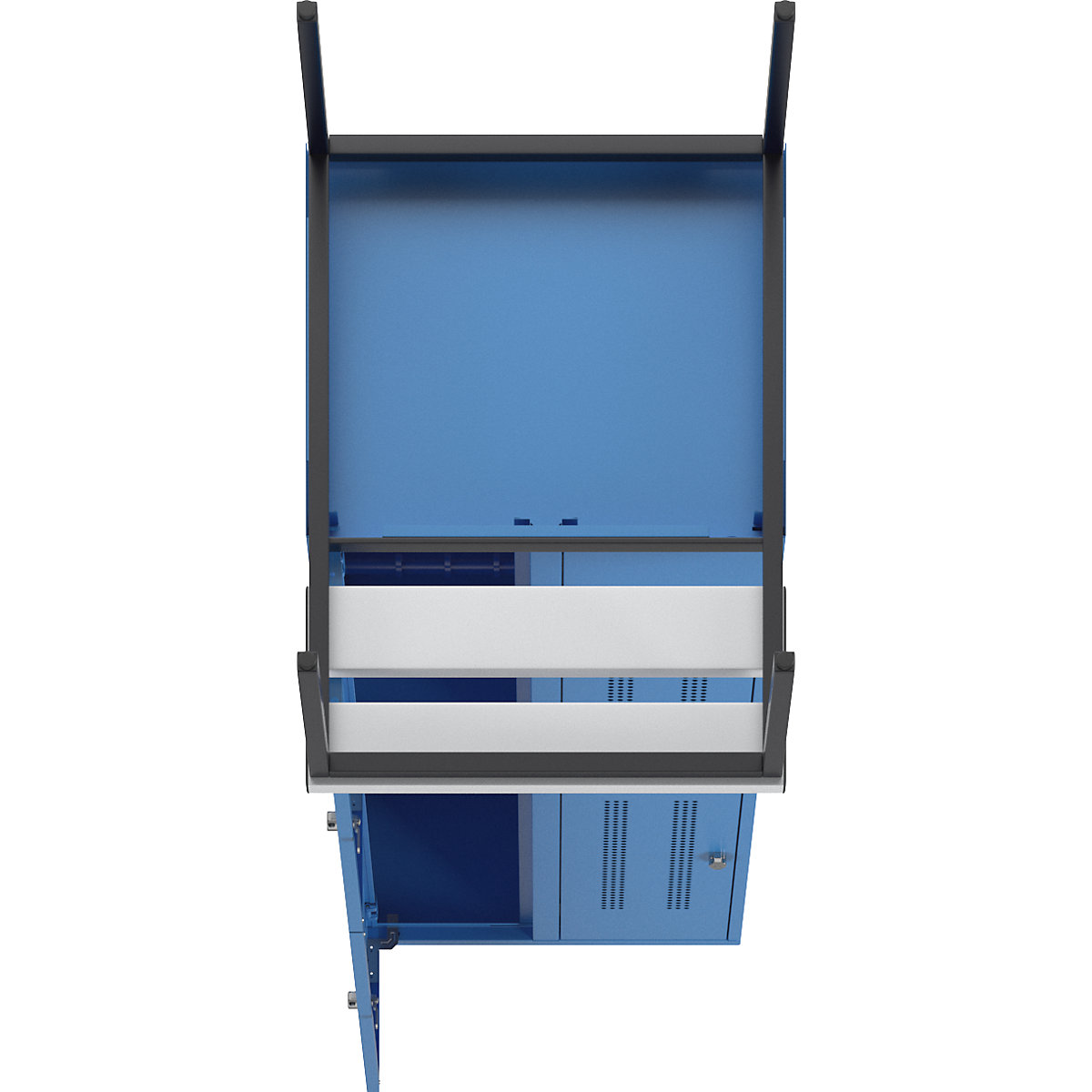 Vestiar cu două niveluri Berlin 1 cu bancă – Wolf (Imagine produs 6)-5