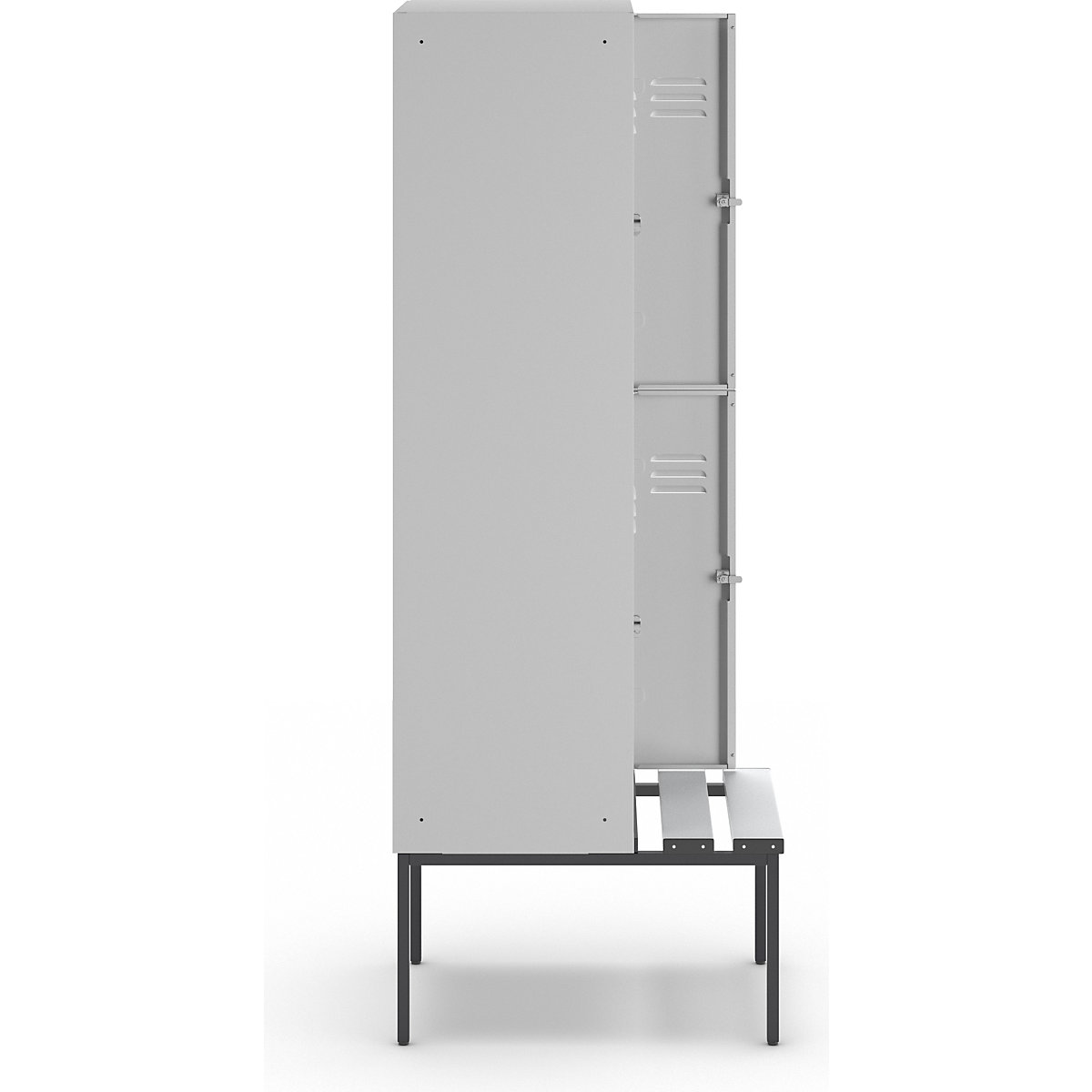 Vestiar cu două niveluri Berlin 2 cu bancă – Wolf (Imagine produs 3)-2